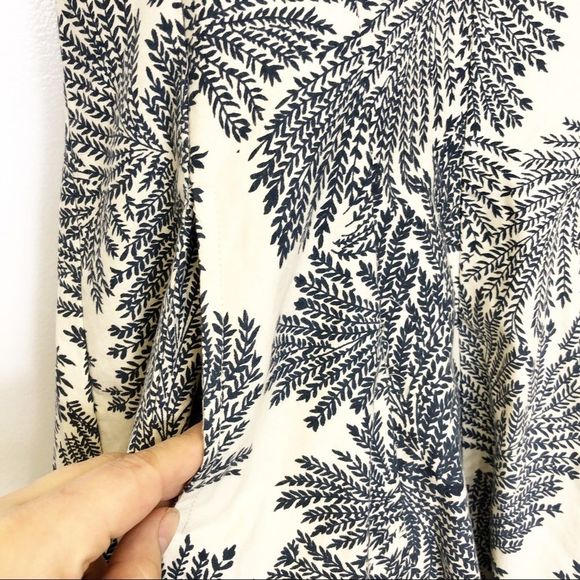 Dress JESSAMINE | Leaf Fit & Flare Dress Pockets - Picture 3 of 9